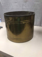LARGE GOLD PLANTER POT