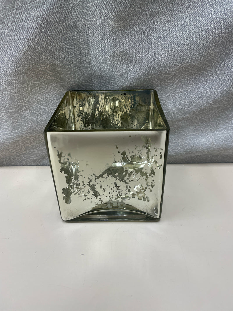 GOLD MERCURY GLASS VASE