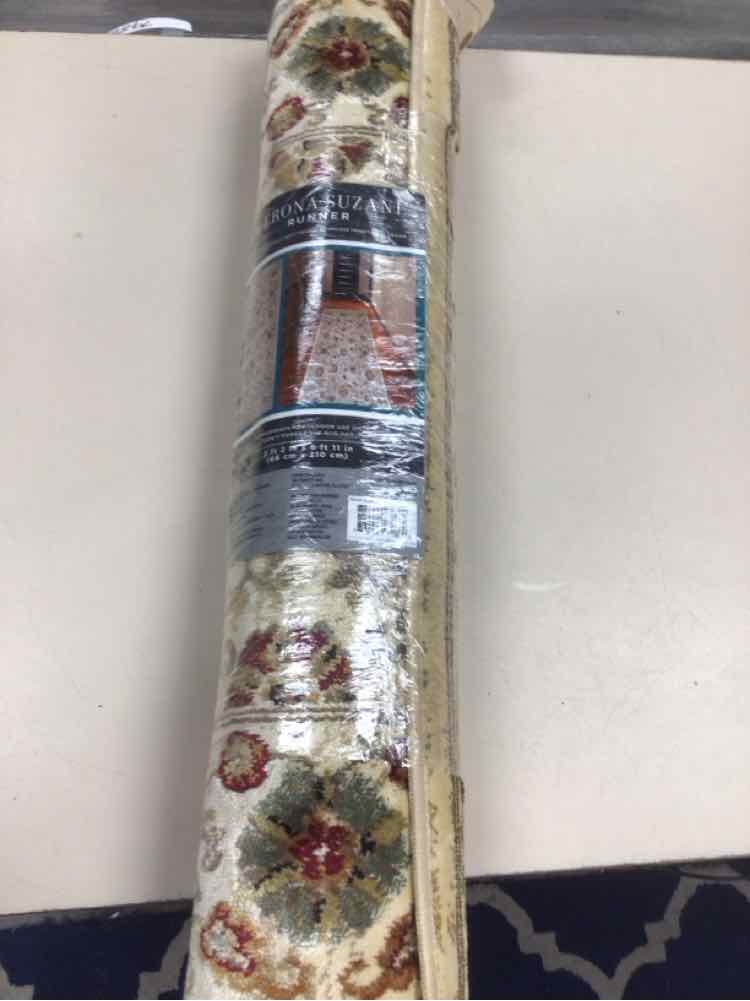 CREAM/MULTICOLOR ORNATE RUNNER