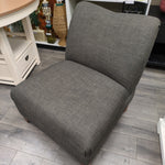ROUNDED DARK GRAY CHAIR