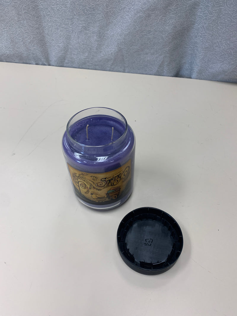 PURPLE "SPRING" CANDLE