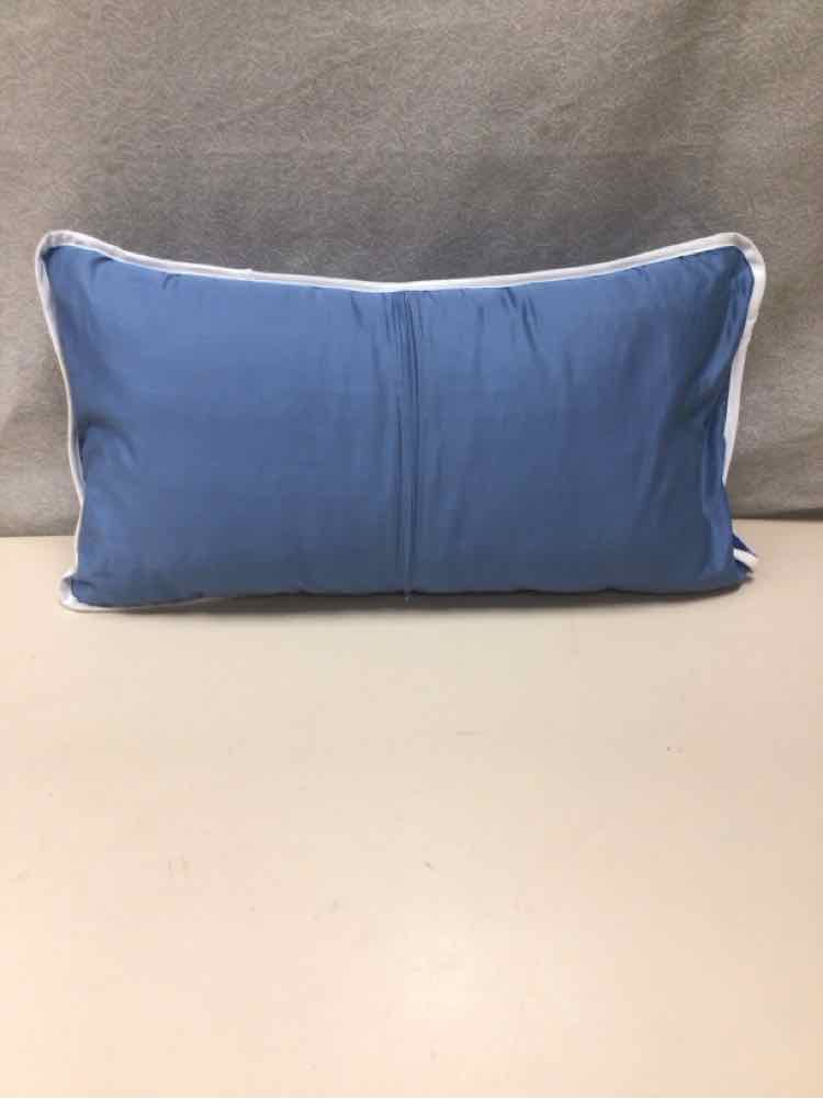 BLUE DESIGN LUMBAR PILLOW