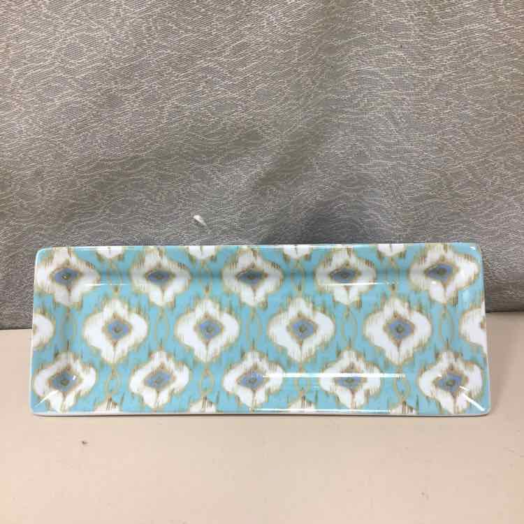 BLUE WHITE CERAMIC TRAY