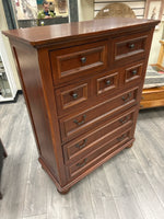 TALL CHERRY 5 DRAWER DRESSER