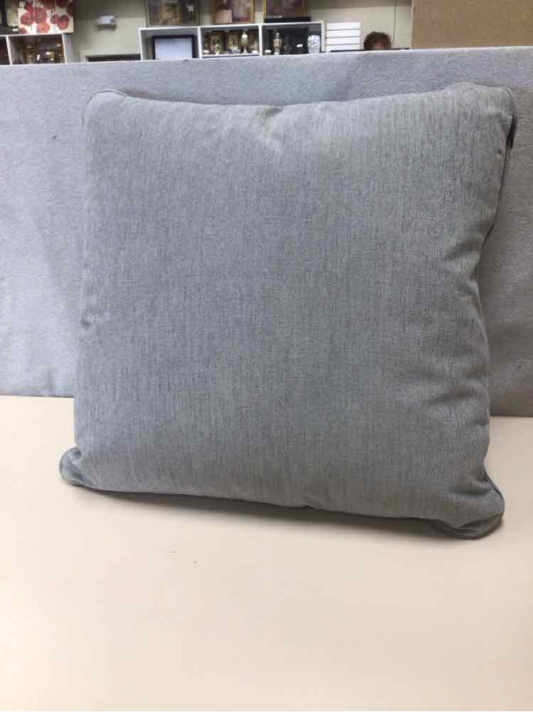 GRAY STRIPED PILLOW