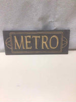 DECORATIVE METRO WALL DECOR