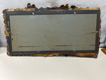 RIPPED METAL HANGING MIRROR