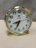 GOLD RIM MANTLE CLOCK