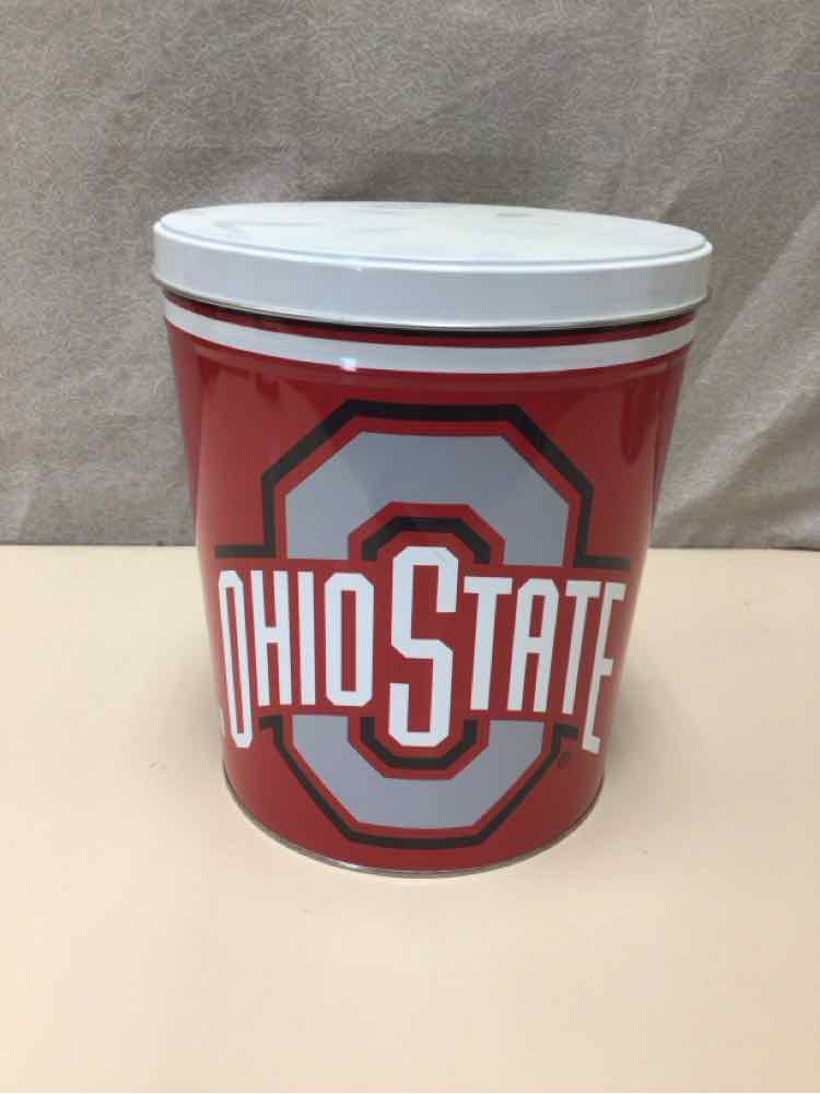 RED OSU LOGO TIN
