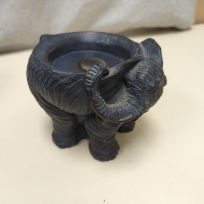 DARK ELEPHANT CANDLE HOLDER