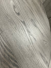 ROUND GREY WOOD COFFEE TABLE