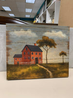 RED HOUSE CANVAS