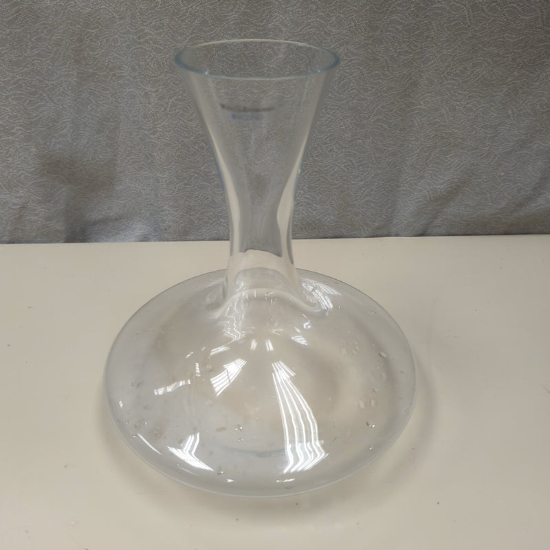 CLEAR WIDE GLASS DECANTER