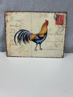 METAL ROOSTER HANGING