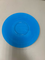 VINTAGE BLUE GLASS PLATE