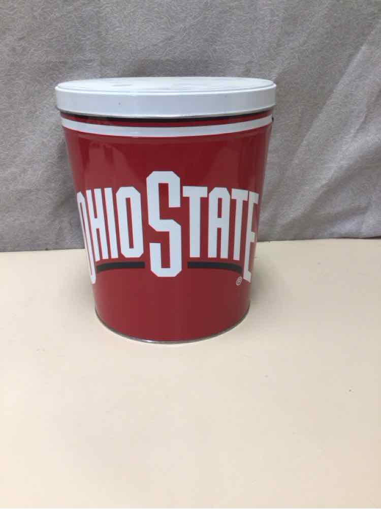 RED OSU LOGO TIN