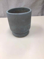 SMALL GREEN PLANTER ON STAND