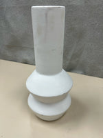 WHITE CERAMIC VASE