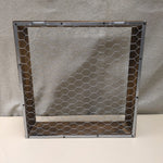WOOD CHICKEN WIRE HANGING
