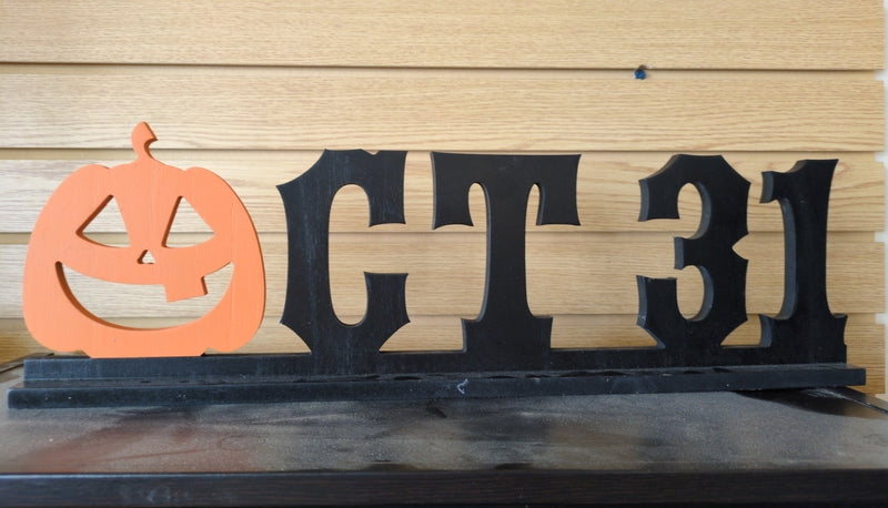 "OCT 31" STANDING SIGN