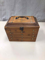 BAMBOO BOX W/HANDLE