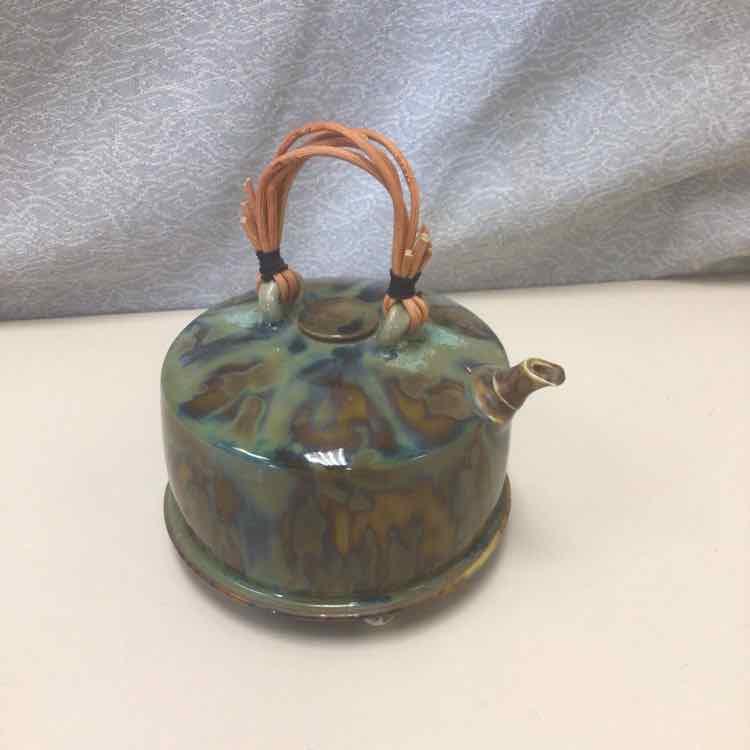 MINIATURE CERAMIC TEAPOT