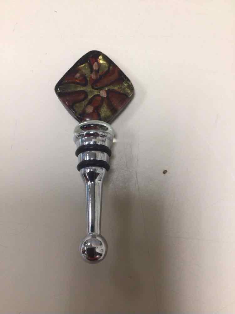 BLOWN GLASS WINE STOPPER