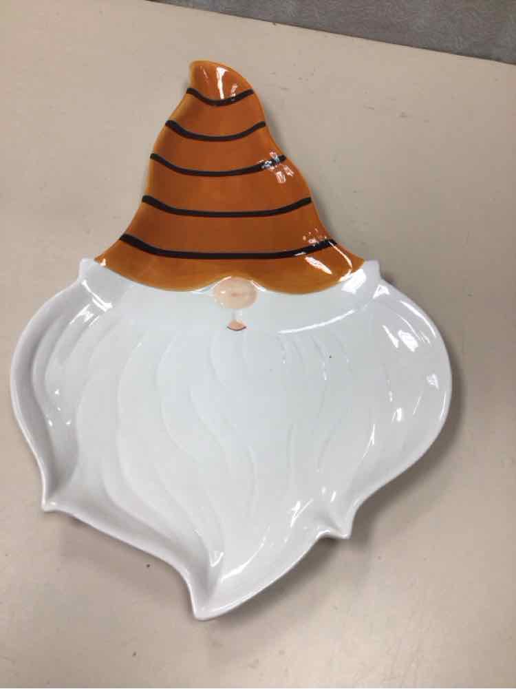 GNOME BLACK/ORANGE PLATE
