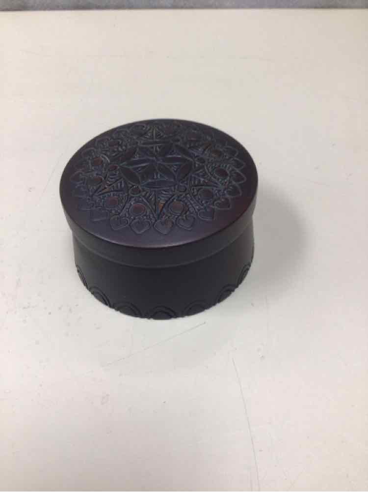 WOOD LIDDED SM CONT