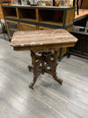 MARBLE TOP EAST LAKE SIDE TABLE