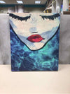 FACE IN WATER CANVAS