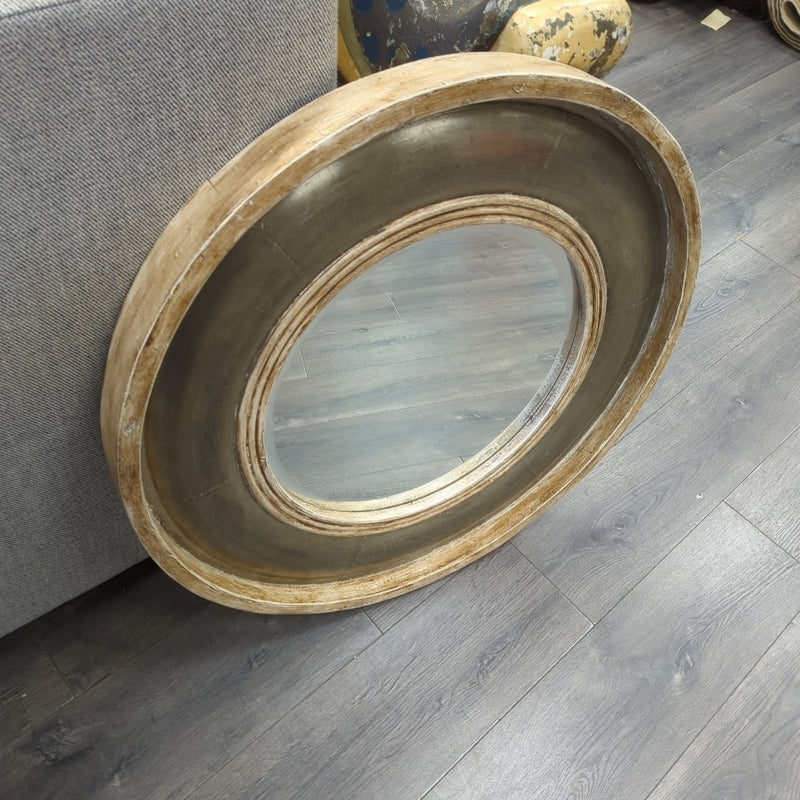 ROUND THICK FRAME MIRROR