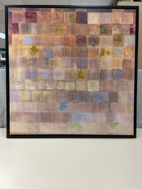LARGE ABSTRACT SQUARES CANVAS