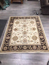 IVORY/BROWN ORIENTAL DESIGN RUG