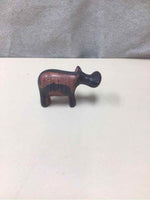 SMALL STONE RHINO FIGURE
