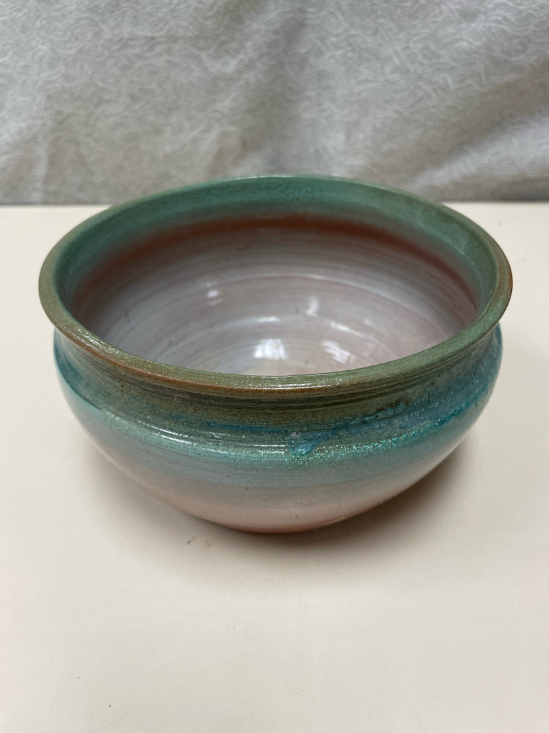 BLUE/PINK CERAMIC VASE