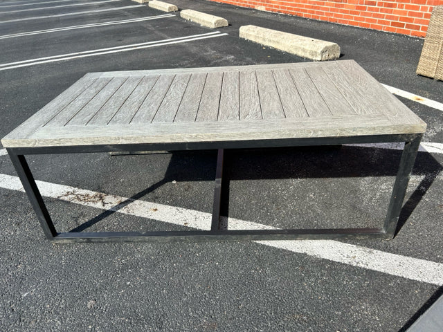 RESIN METAL COFFEE TABLE