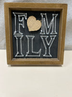 "FAMILY" WOOD HANGING