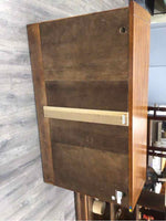 BROWN SERVER BASE WITH WINE STORAGE
