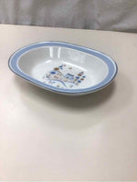 VINTAGE BROWN/BLUE SERVING DISH