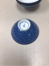 3 SMALL BLUE RICE BOWLS