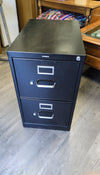 BLACK METAL FILING CABINET