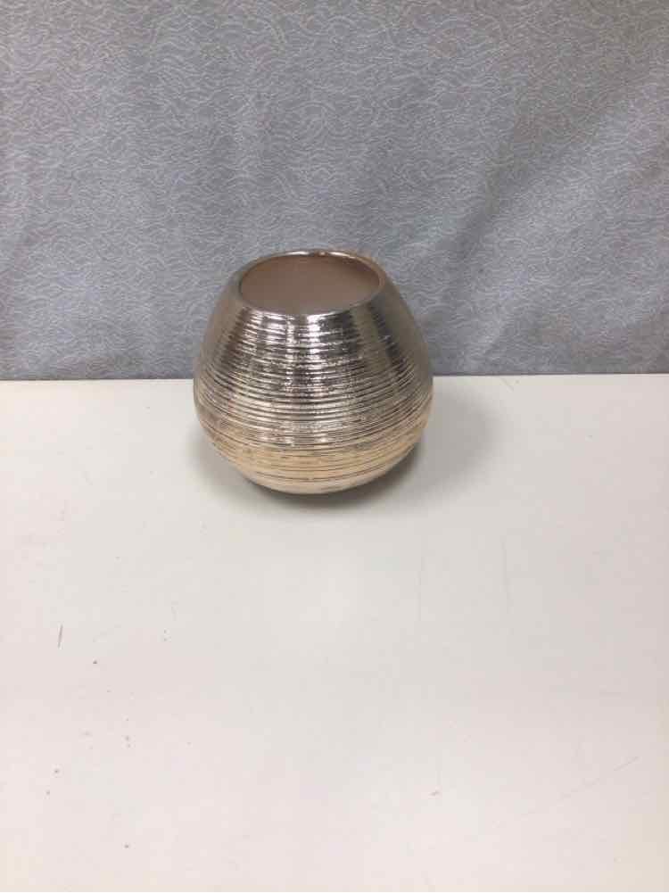 GOLD PAINTED VASE