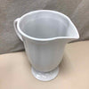 WHITE CERAMIC PITCHER