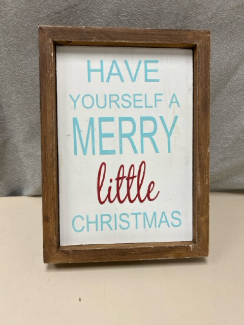 WOOD "HAVE YOURSELF A MERRY" SIGN