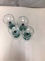 4 CACTUS WINE GLASSES