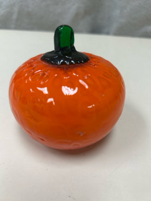 HAND BLOWN GLASS ORANGE