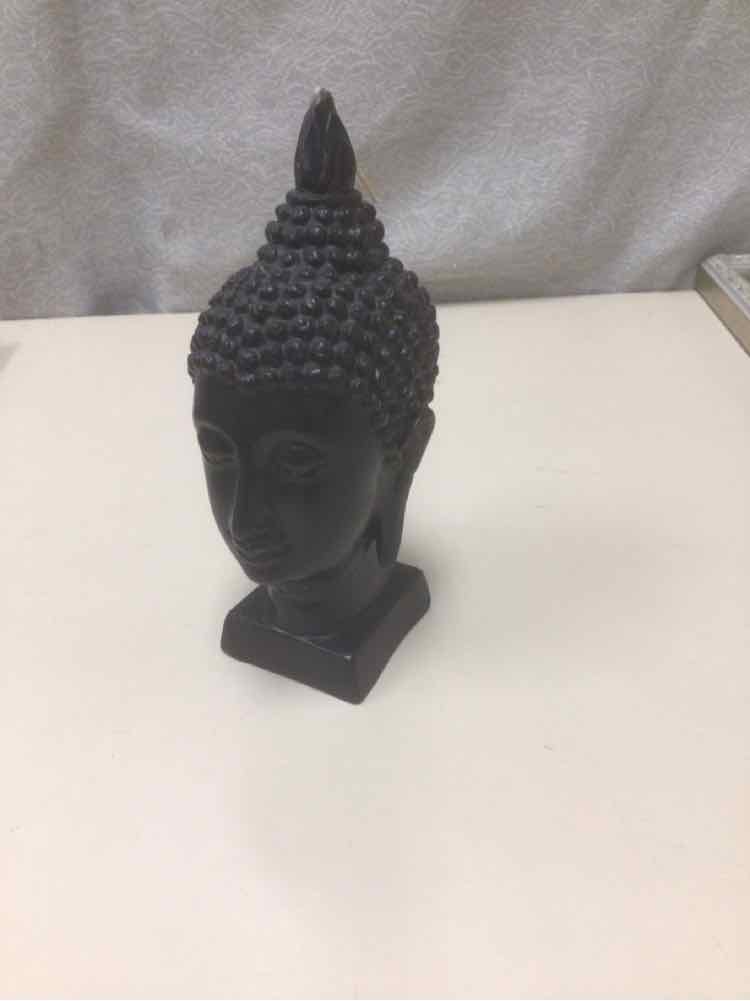 BROWN BUDDHA HEAD CANDLE