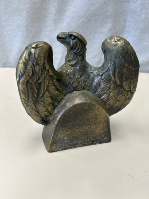 VINTAGE METAL EAGLE BOOKEND
