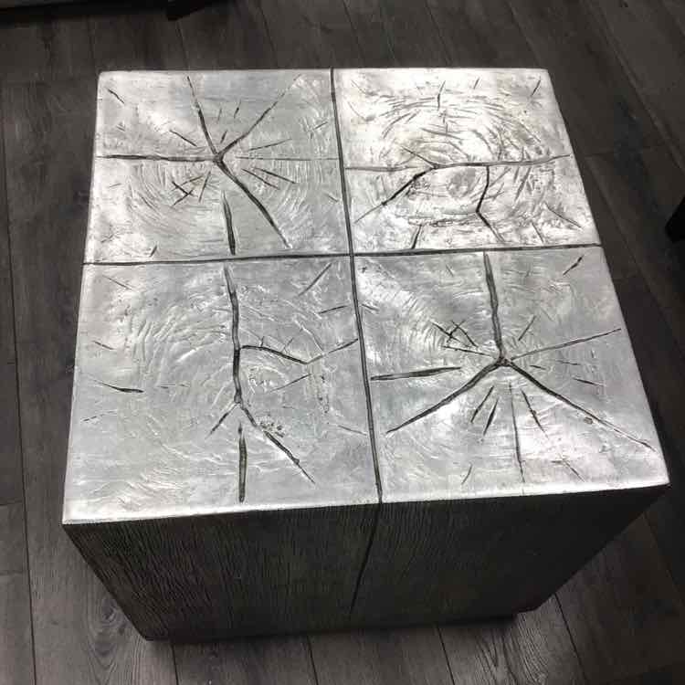 SILVER SHINY CUBE
